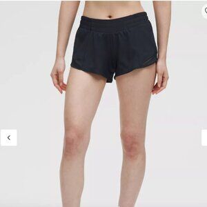 Lululemon Hotty Hot Low-Rise Lined short 2.5"- Navy Size 4